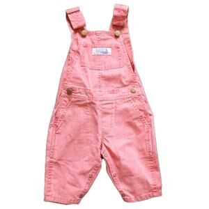 Murray's Toggery Shop Nantucket Kids Overalls Size 12M Red BABY 12 Months